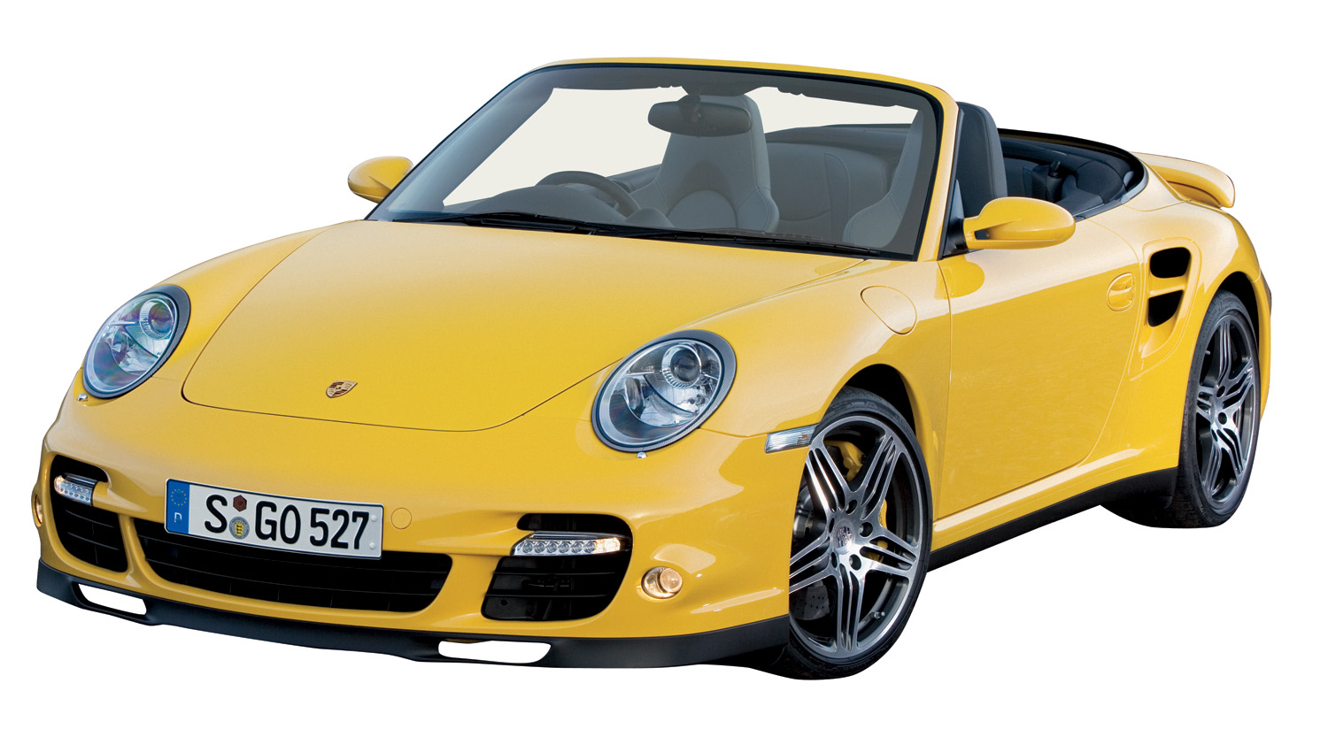 Porsche 911 Turbo Cabriolet – Yellow – Riverina Model Cars Plus