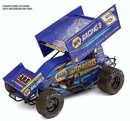 Hodges Motorsport #D5 NAPA Racing Sprintcar - 2024 NAPA Speedway: Sprintcars In The City Invitational - James McFadden - Dirty Version Exclusive