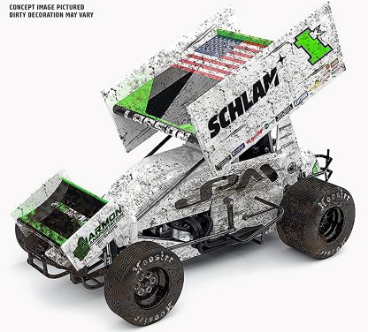 Jason Pryde Motorsport #1K Sprintcar - 2024 High Limit International Perth Winner - Dirty Version Exclusive