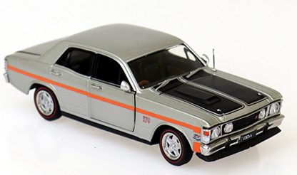 ^Ford Falcon XW GTHO Silver Fox w/Orange Stripes