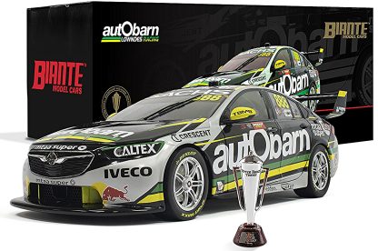 Craig Lowndes’ Final Bathurst 1000 as a  full-time Supercars driver – 2018 Great  Race winner - Lowndes / Richards. (includes  a Bathurst Trophy replica) - Image 2
