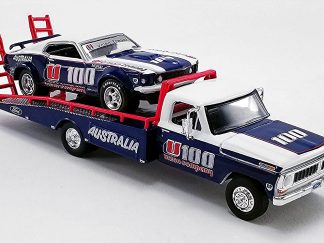 -Allan Moffat U100 Brut 1969 Trans Am Mustang w/Ford -350 Brut Ramp Truck