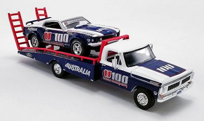 -Allan Moffat U100 Brut 1969 Trans Am Mustang w/Ford -350 Brut Ramp Truck