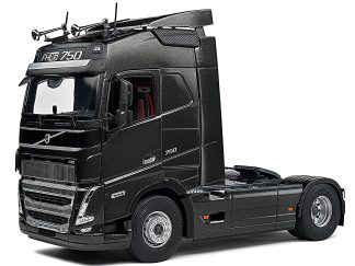 2021 Volvo FH16 Globetrotter XL Semi Truck - Black Metalic