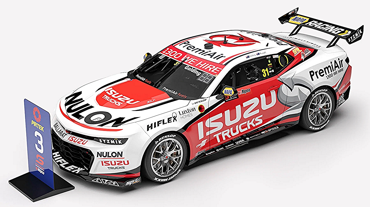 PremiAir Racing #31 Chevrolet Camaro ZL1 2025 Repco Bathurst 1000 Third Place James Golding / David Russell