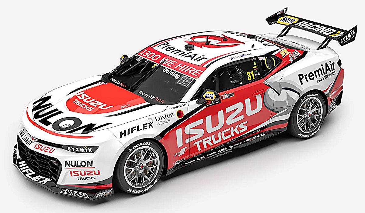 PremiAir Racing #31 Chevrolet Camaro ZL1 2025 Repco Bathurst 1000 Third Place James Golding / David Russell - Image 2