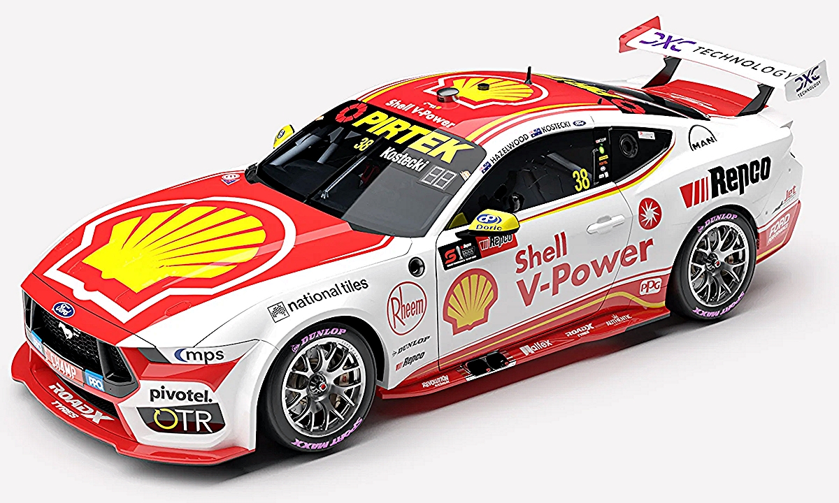 *Shell V-Power Racing Team #38 Ford Mustang GT 2025 Repco Bathurst 1000 Pole Position Brodie Kostecki / Todd Hazelwood