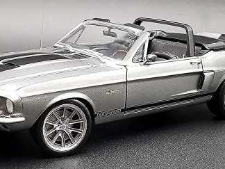 1967 Shelby GT500 Pro Touring Convertible - Gun Metal Grey with Black Racing Stripes