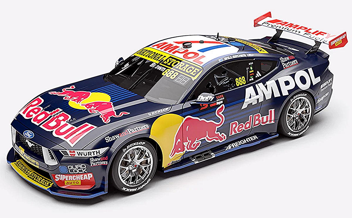 * Red Bull Ampol Racing #888 Ford Mustang GT - 2026 Melbourne SuperSprint Race 7 Pole Position - Will Brown