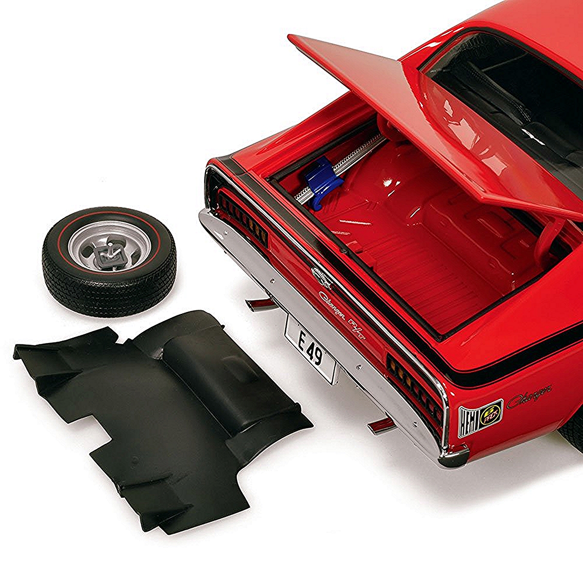 Valiant E49 Charger 'Small Tank' - Vintage Red - Image 7