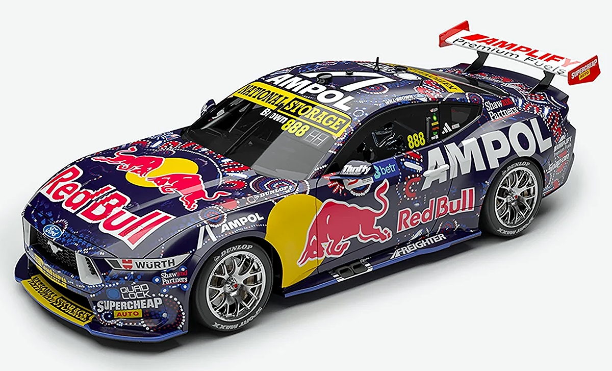 Red Bull Ampol Racing #88 Ford Mustang GT - 2025 Triple Eight - Betr Darwin Triple Crown Indigenous Round - Will Brown